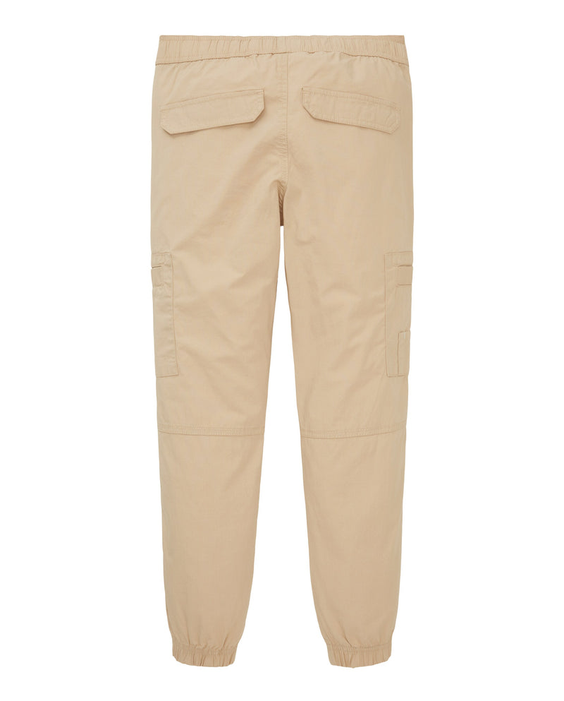 Boy's cargo pants with gathered waist