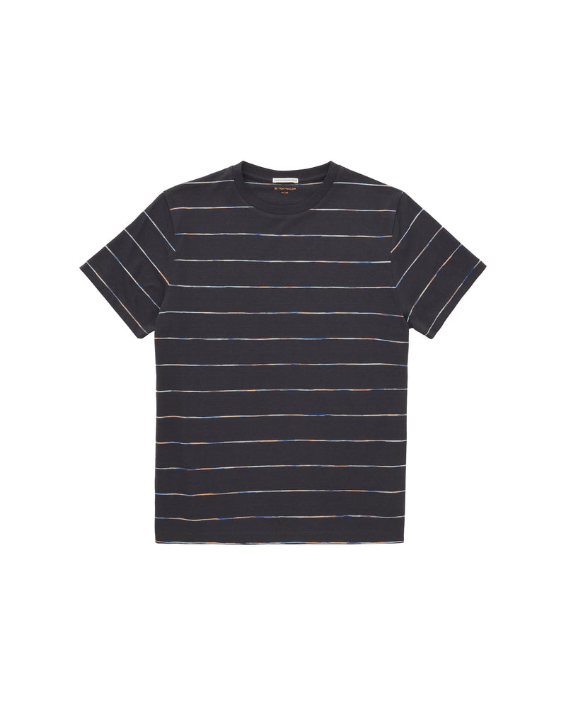 Boy's short-sleeved t-shirt with stripes